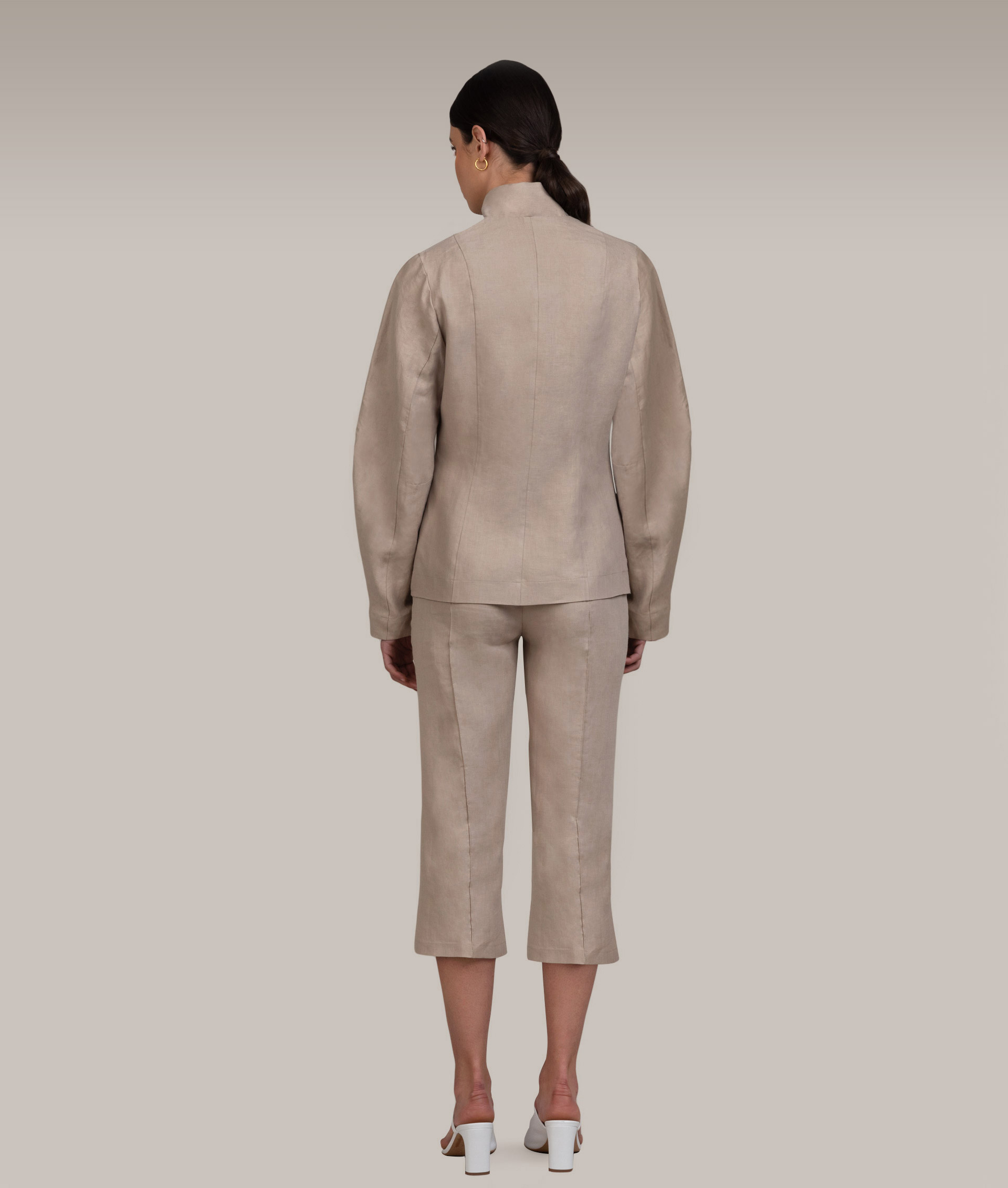 Beige Linen Jacket