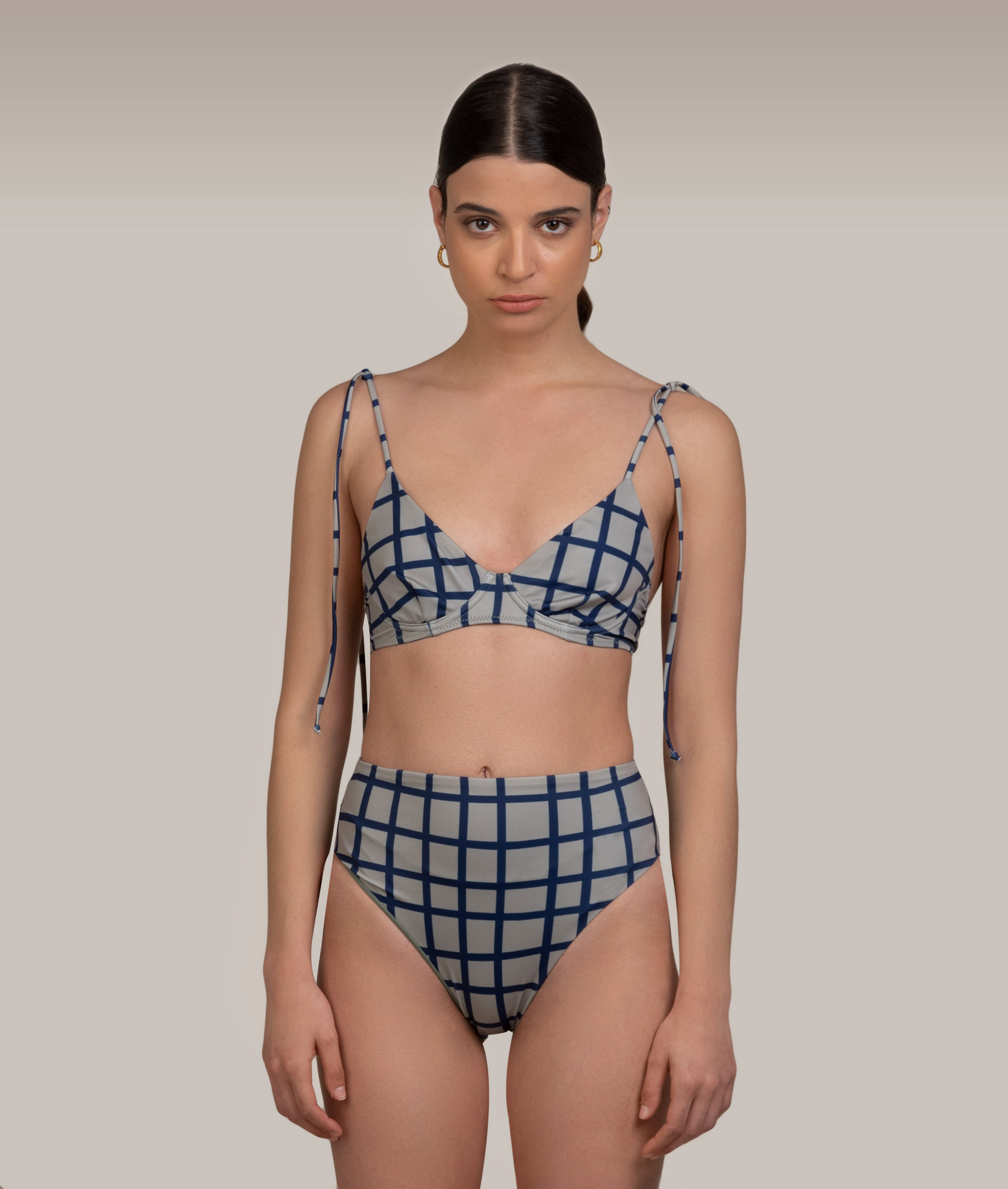 Ava Plaid Print Bikini