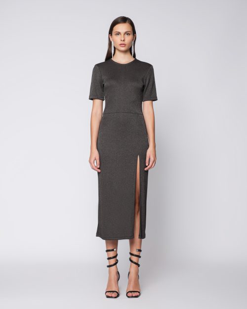 Cecile Grey Dress