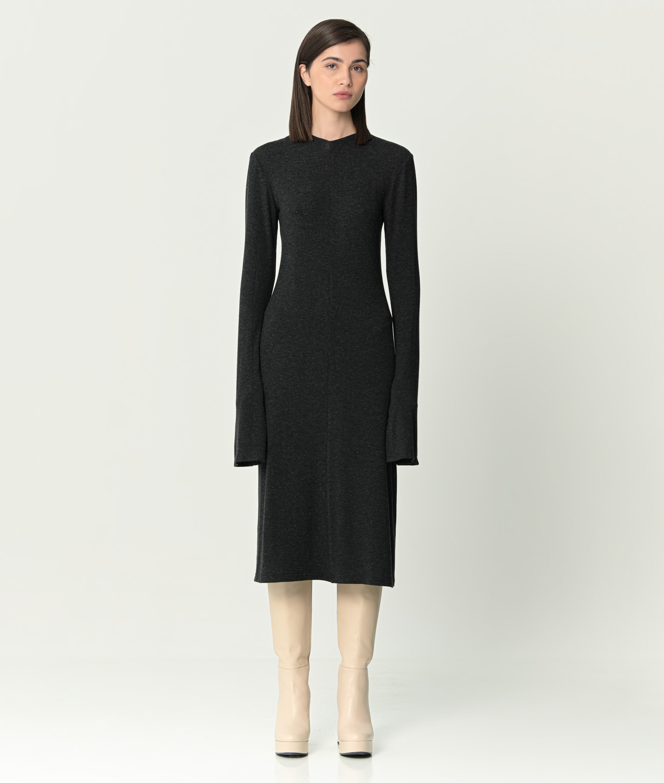 Black Knitted Dress