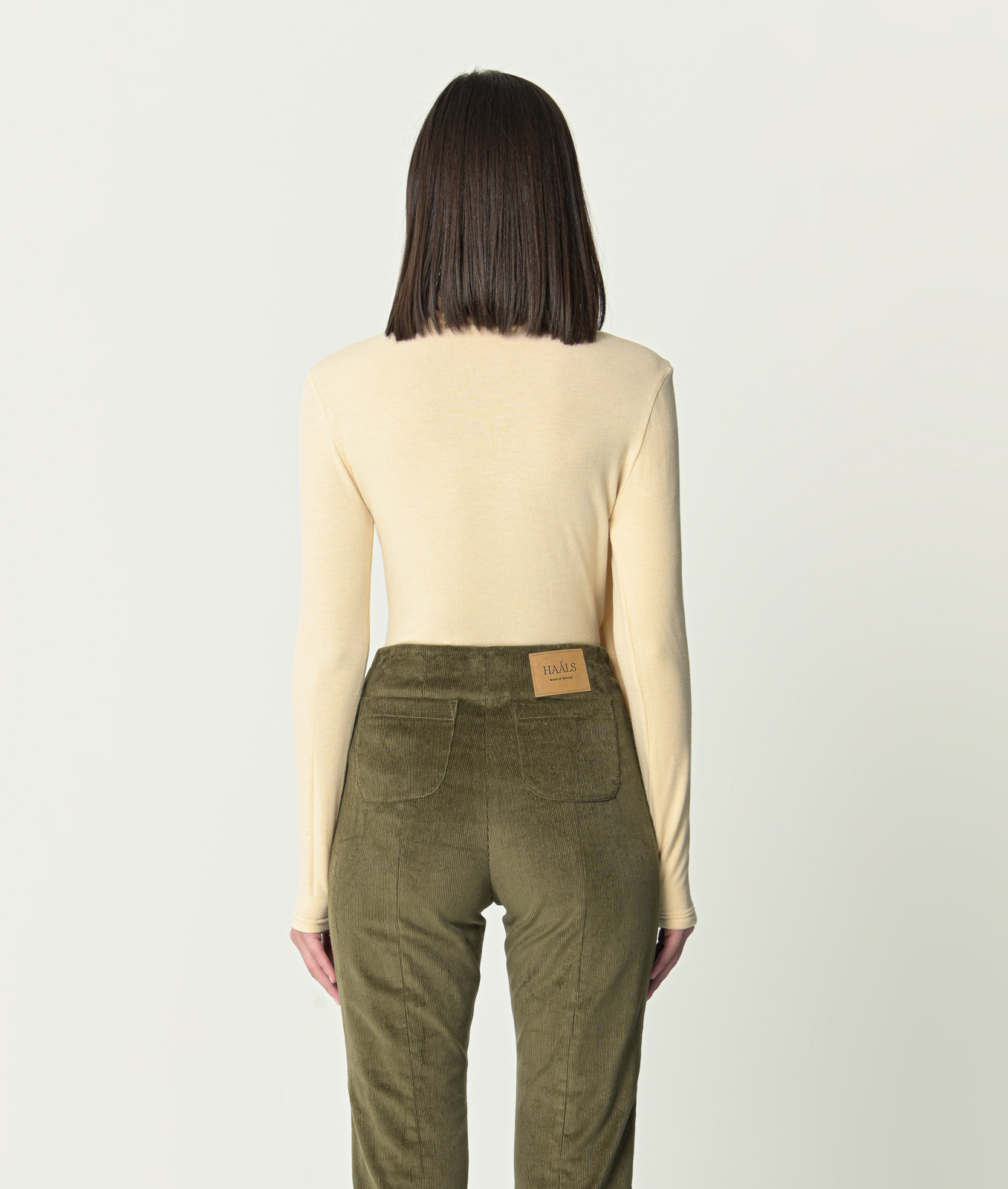 Ivory Knitted Draped Top