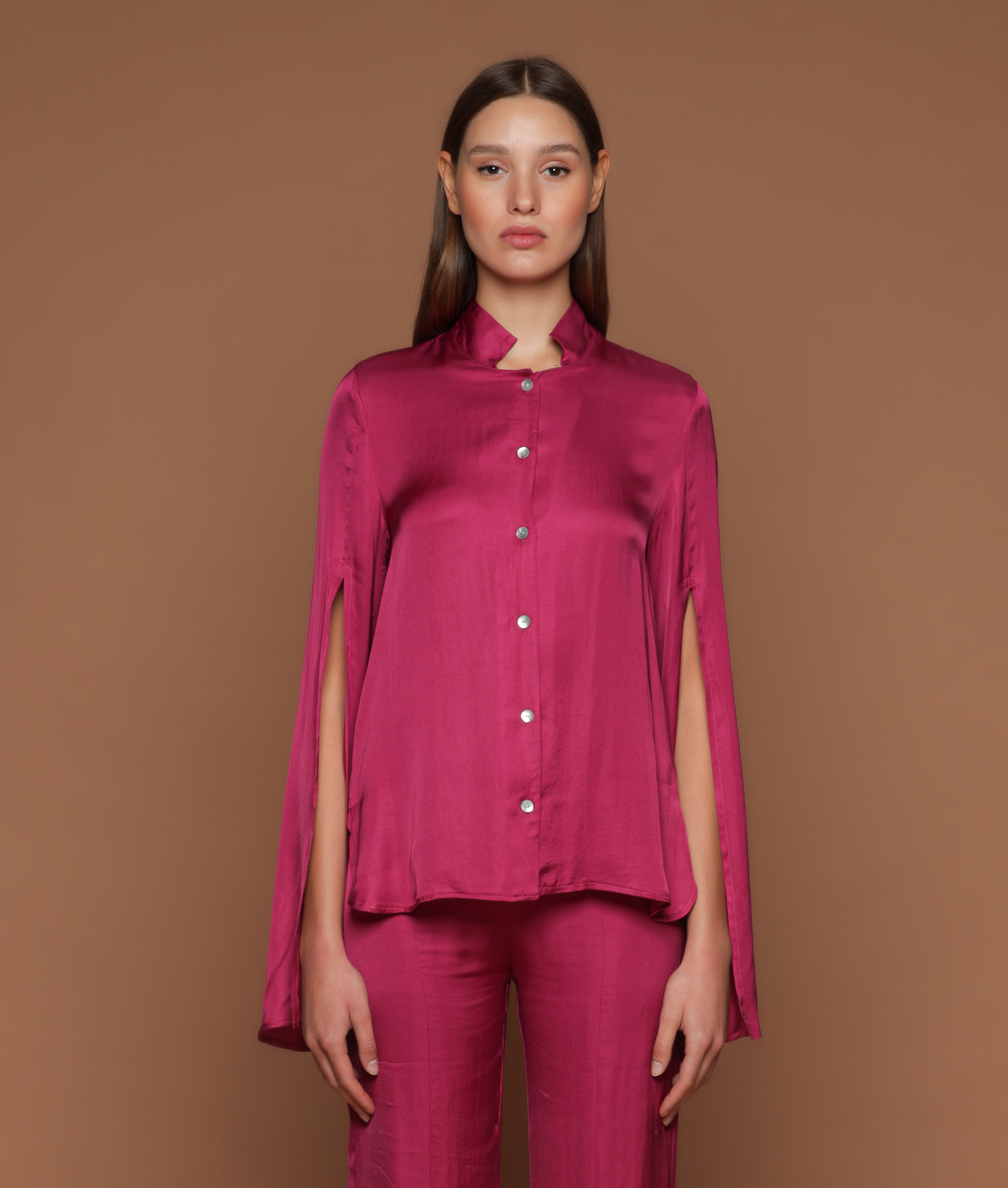 Magenta Agnes Shirt