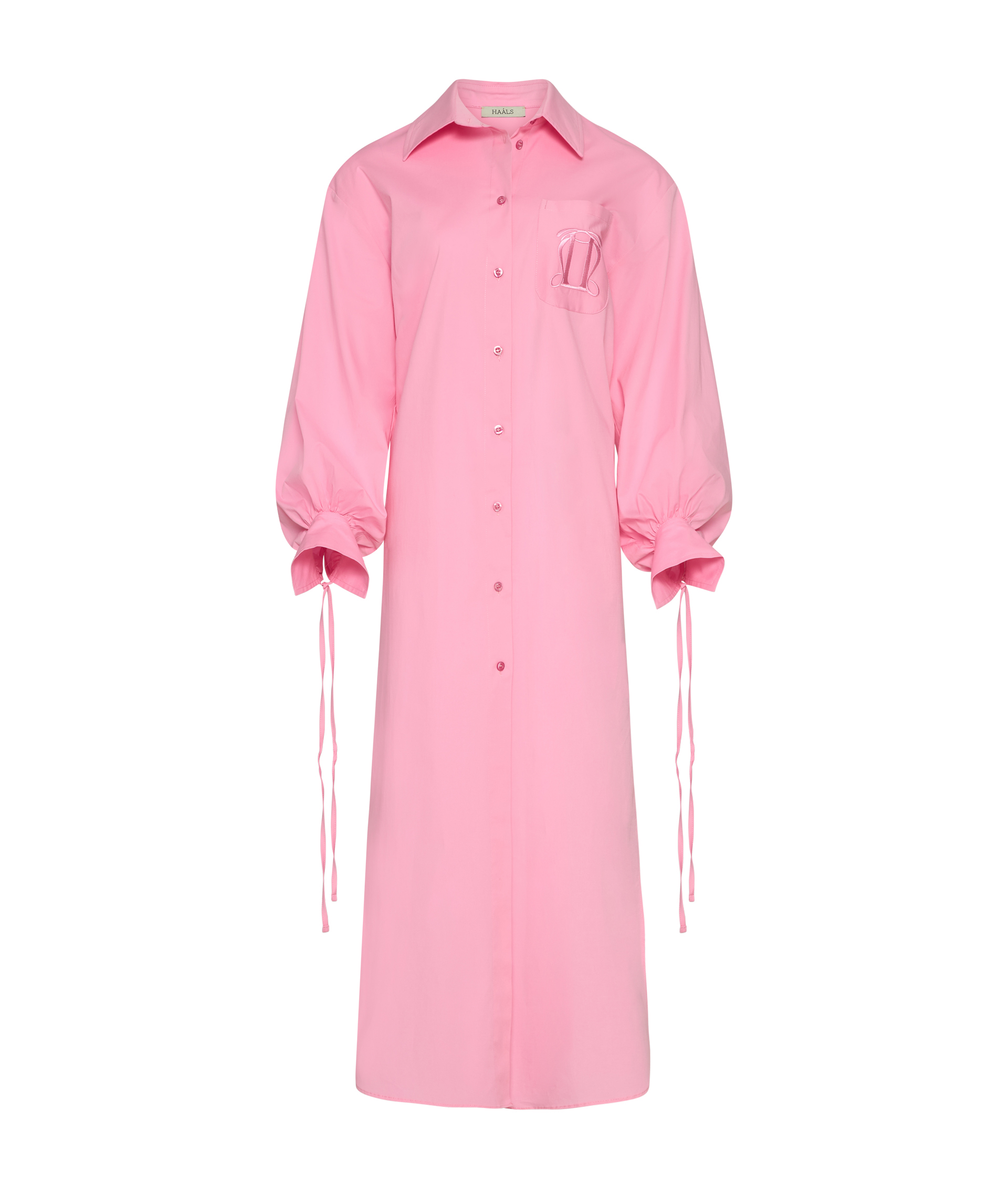 Ada Baby Pink Shirt Dress