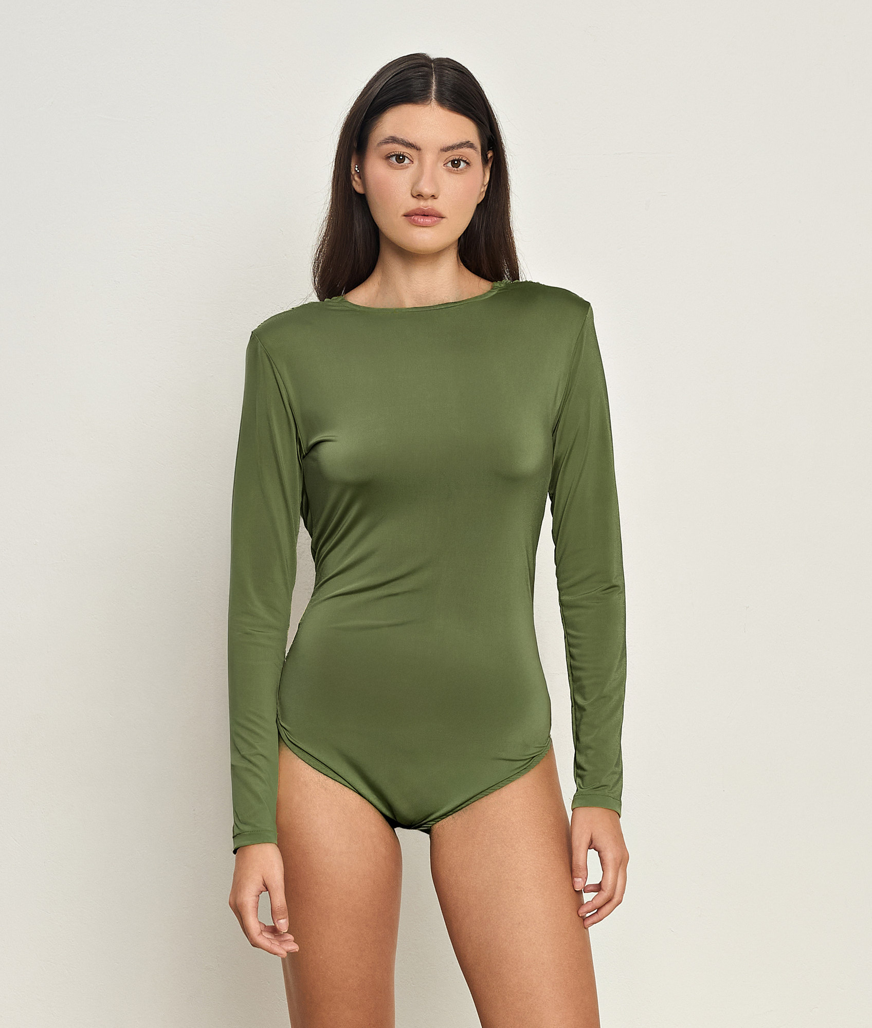 Ariadne Olive Bodysuit