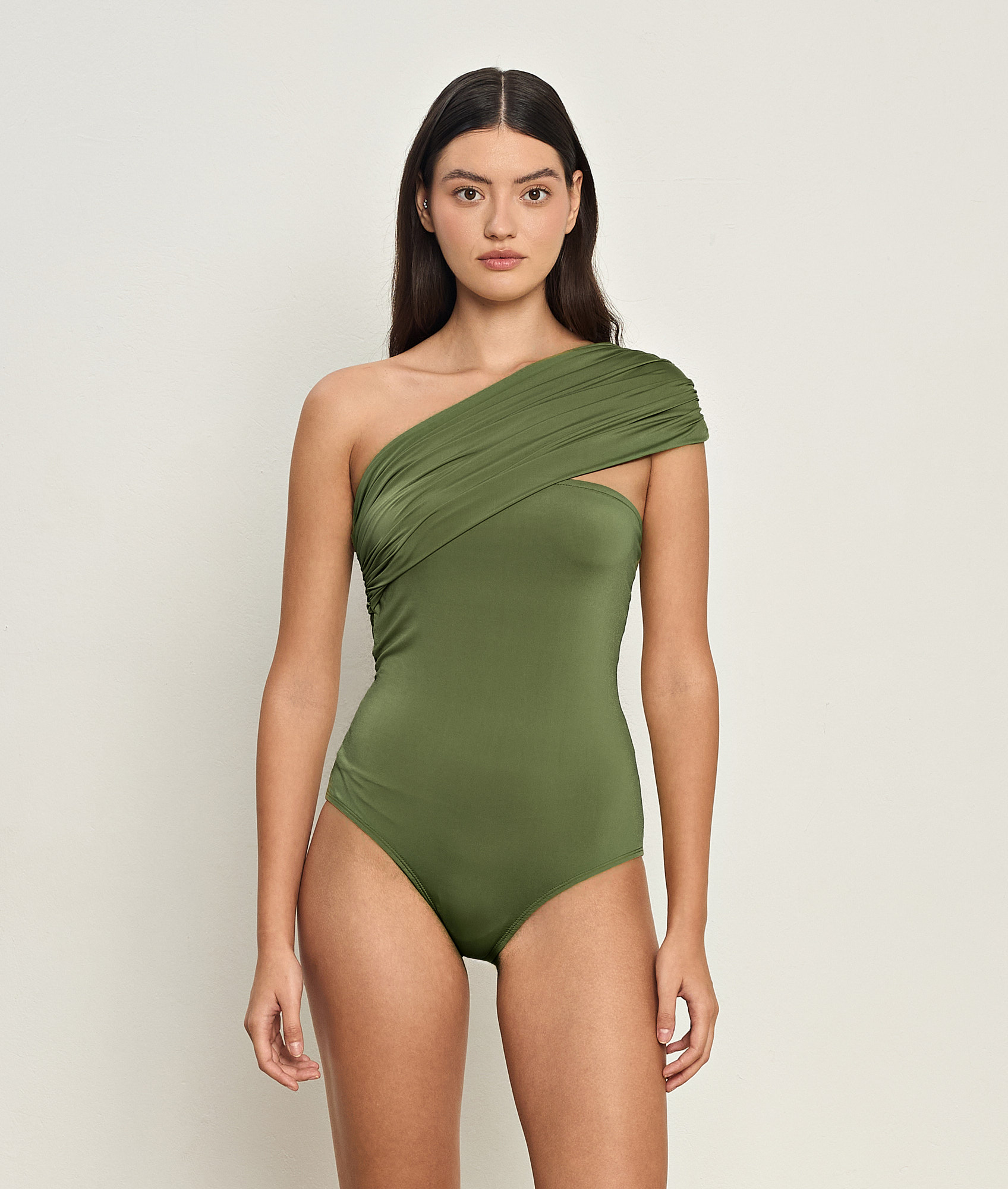 Delphine Olive Bodysuit