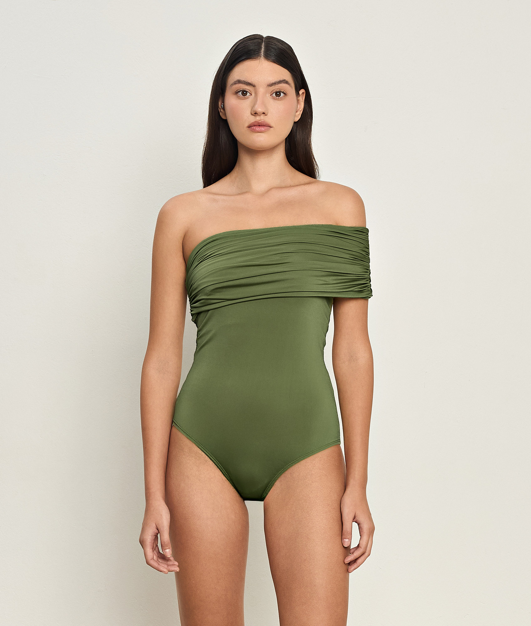 Delphine Olive Bodysuit