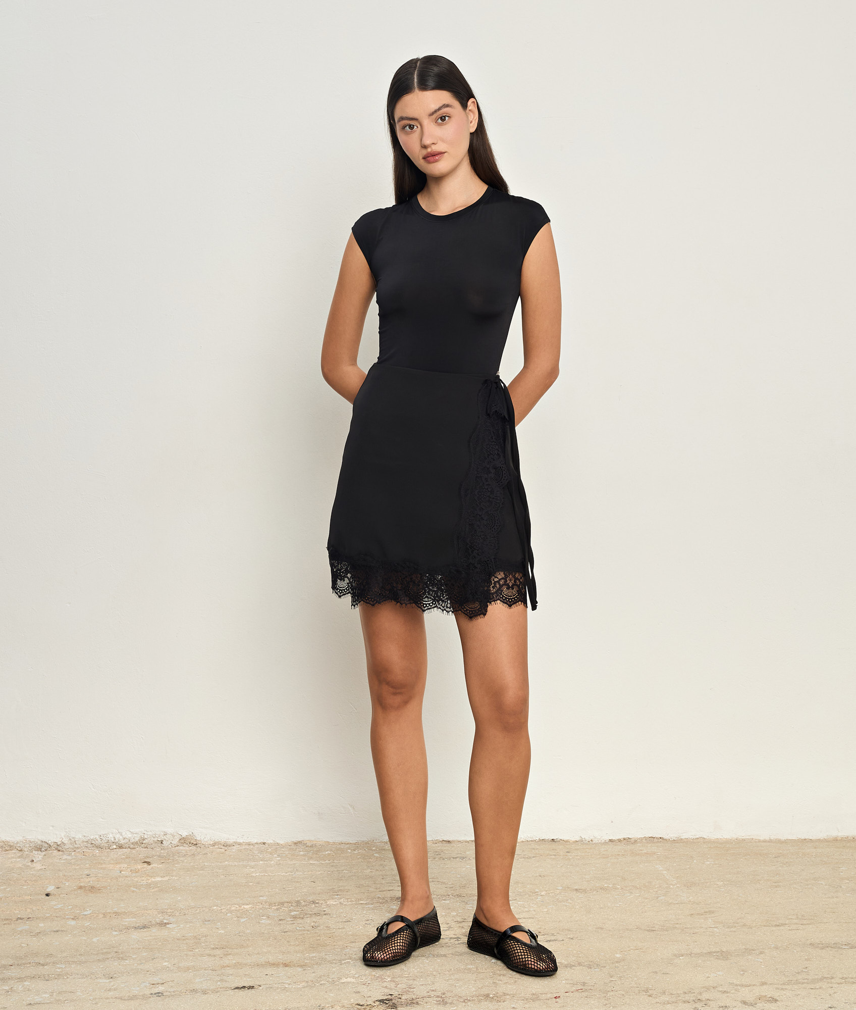 Dioni Black Bodysuit