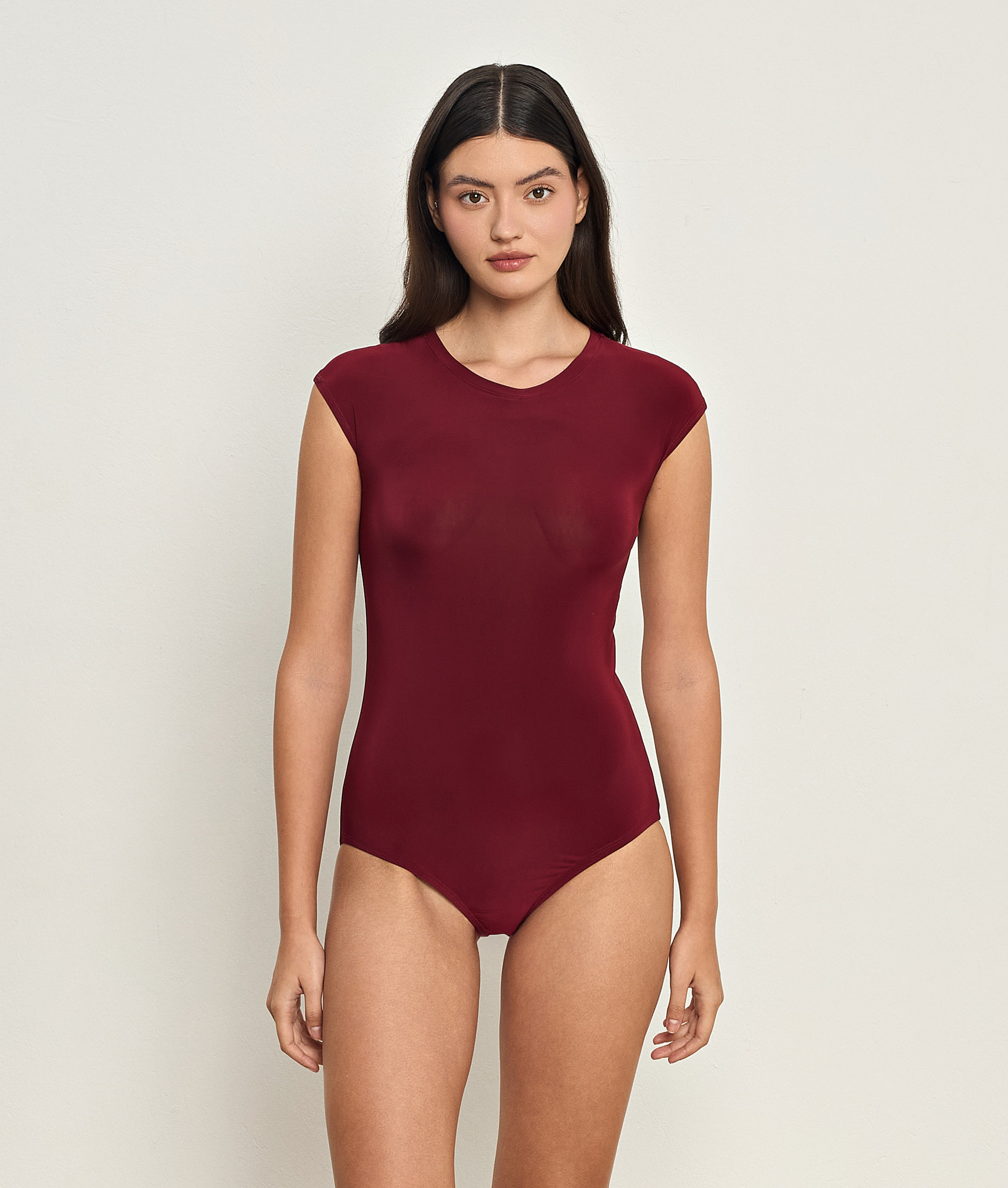 Dioni Burgundy Bodysuit