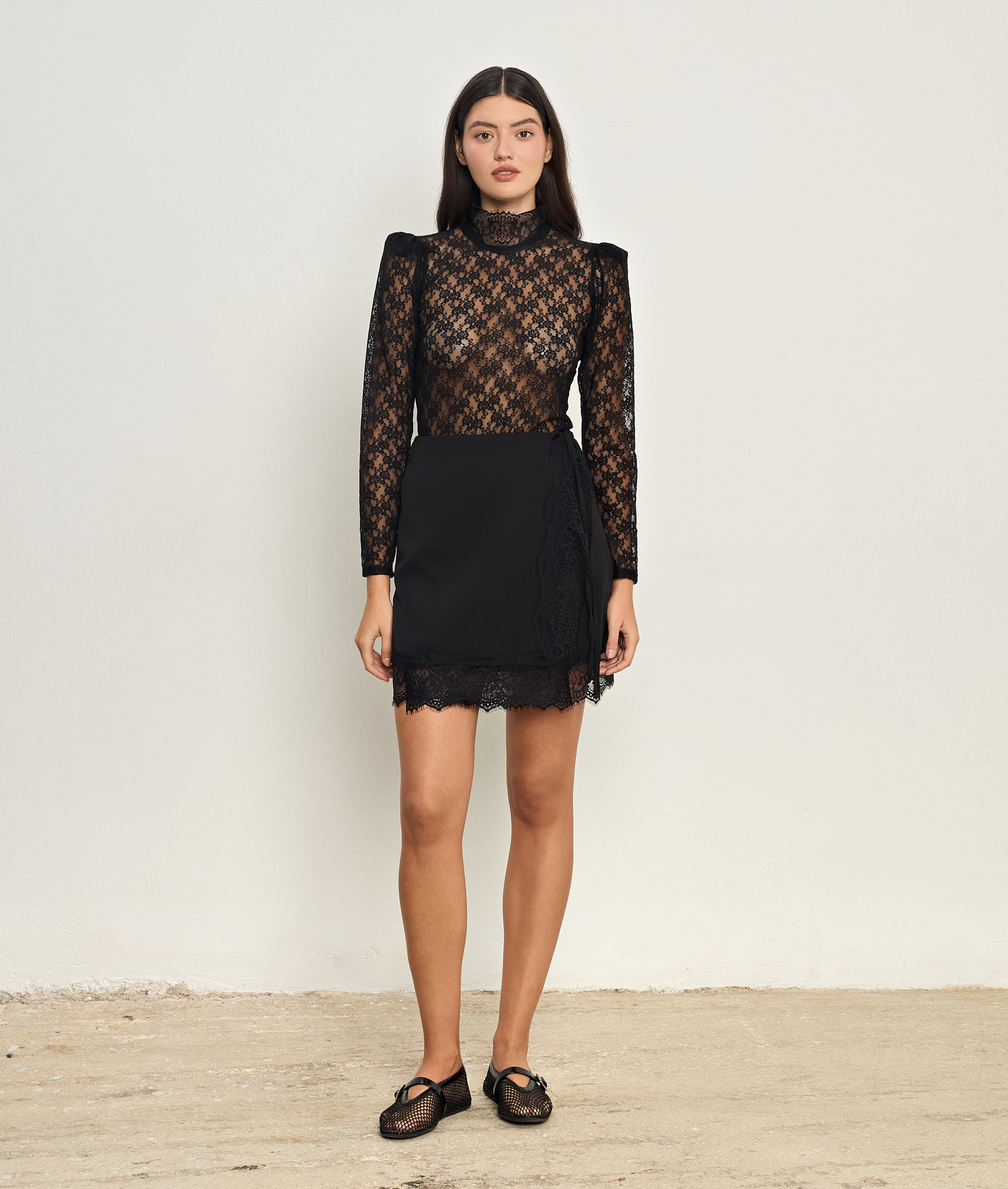 Ismene Black Bodysuit