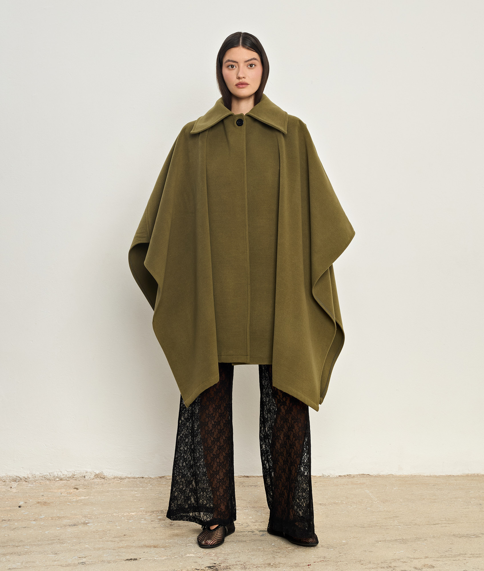 Thalia Khaki Cape
