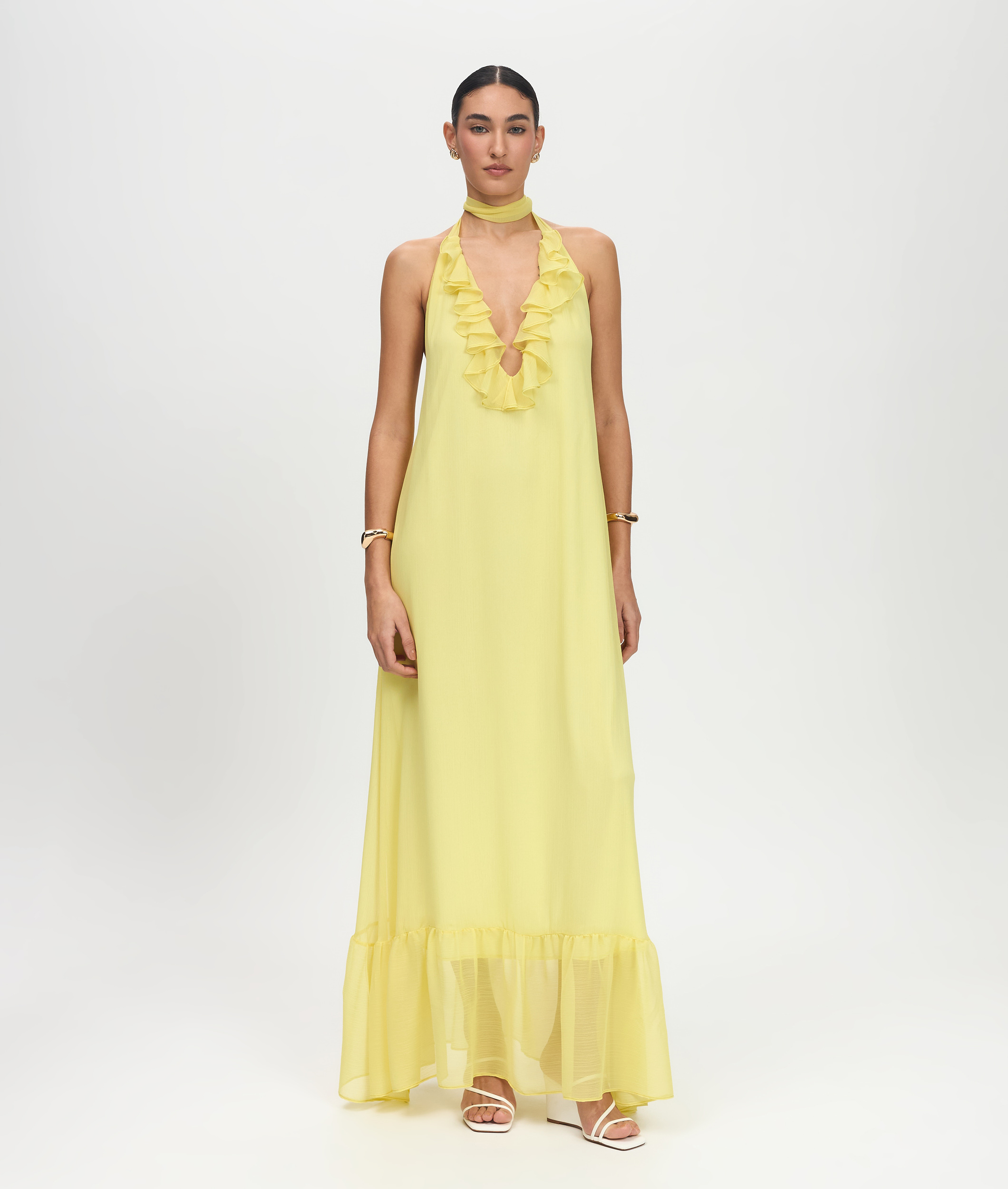 Erietta Yellow Dress