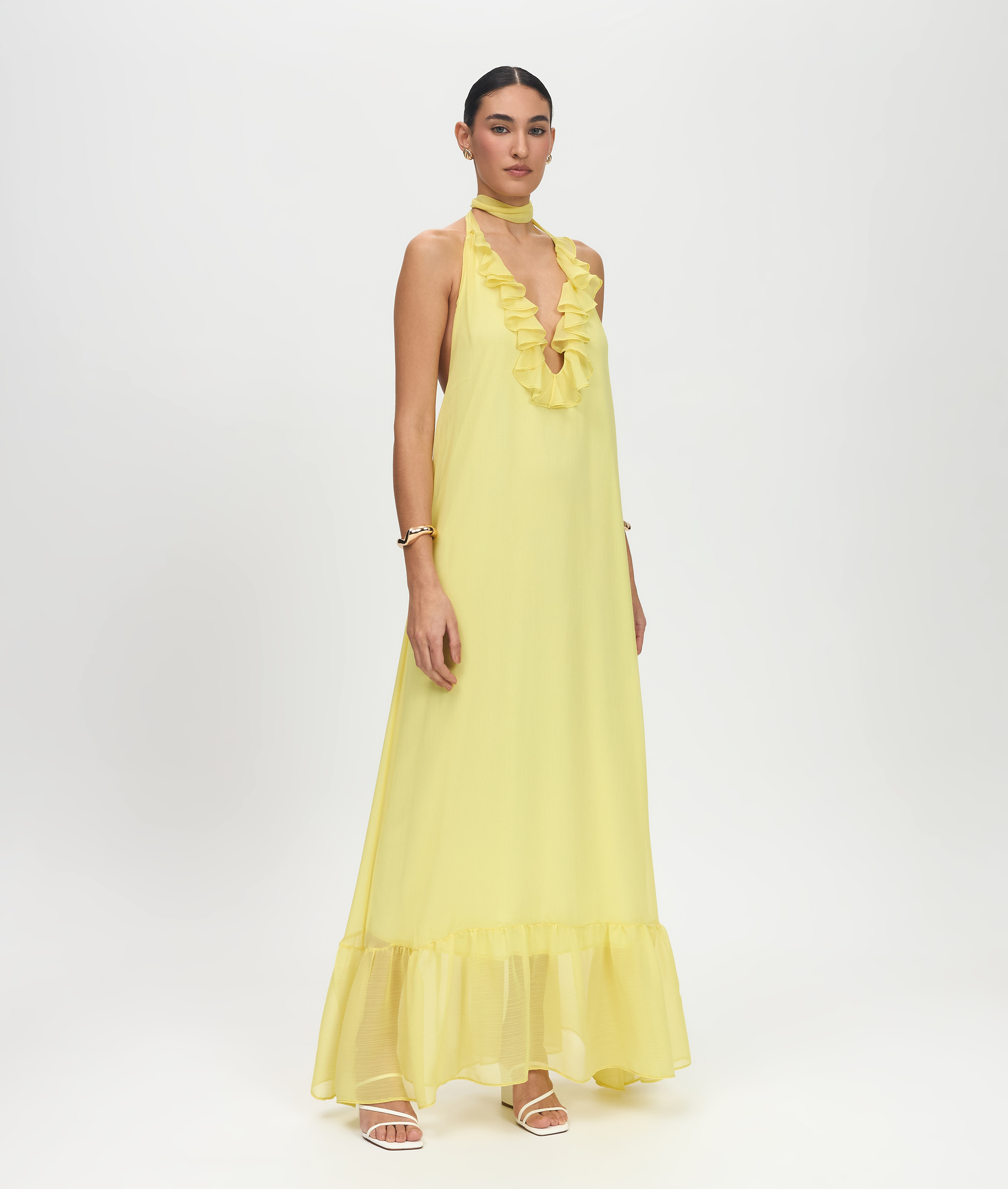 Erietta Yellow Dress