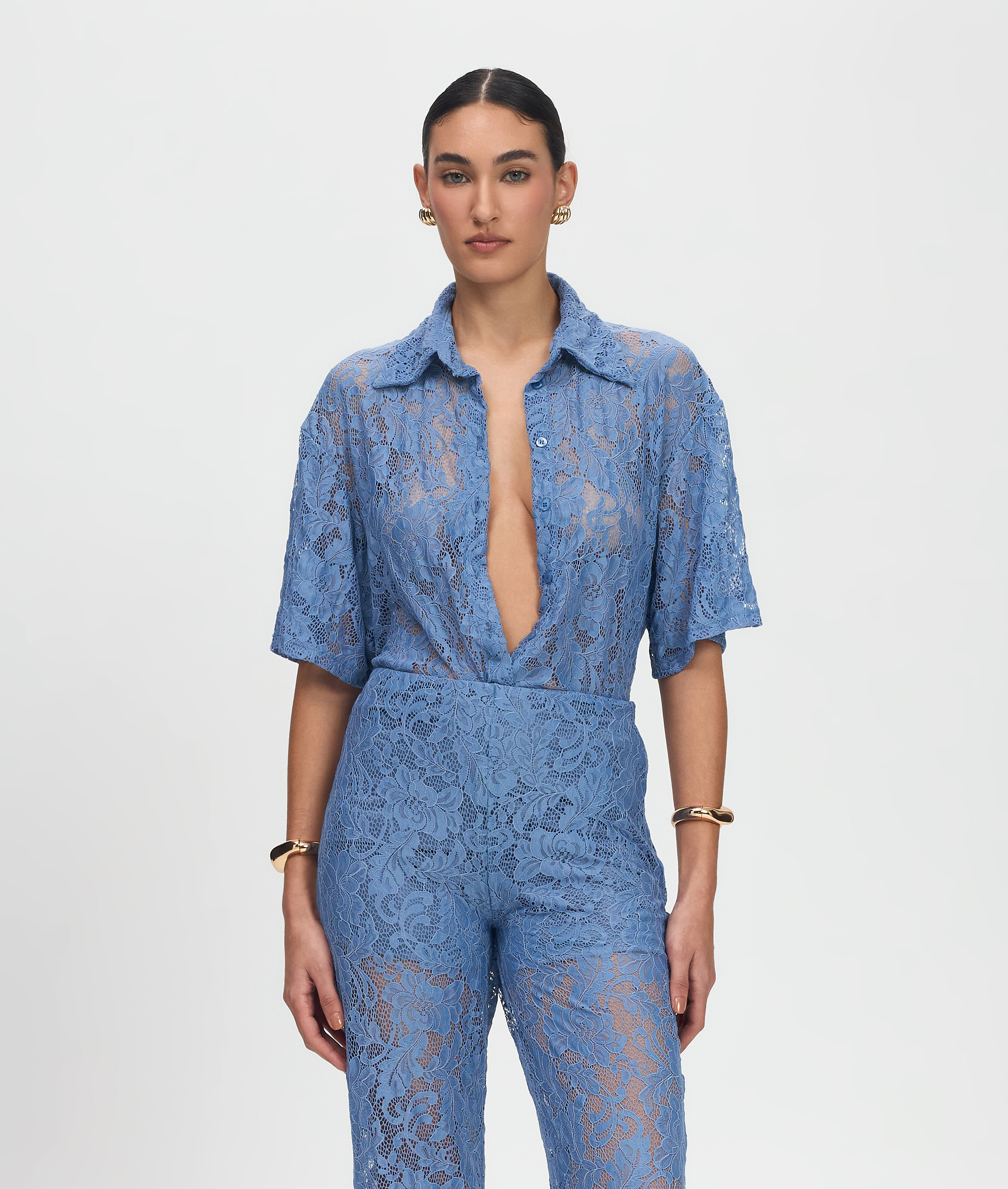 Leticia Dusty Blue Shirt