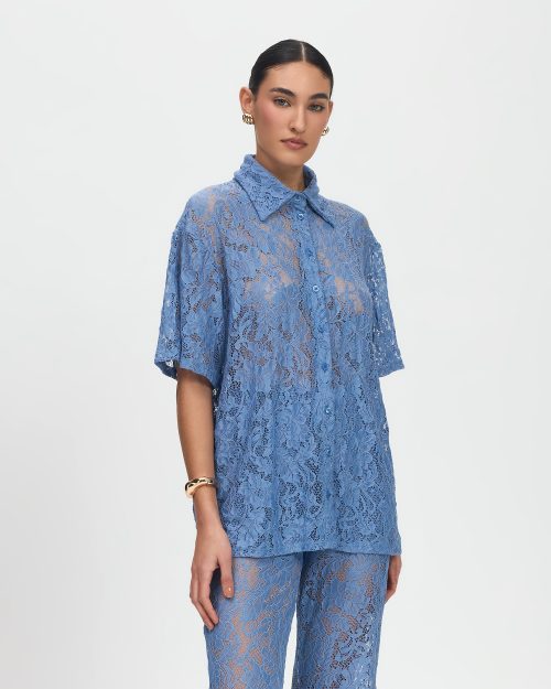 Leticia Dusty Blue Shirt
