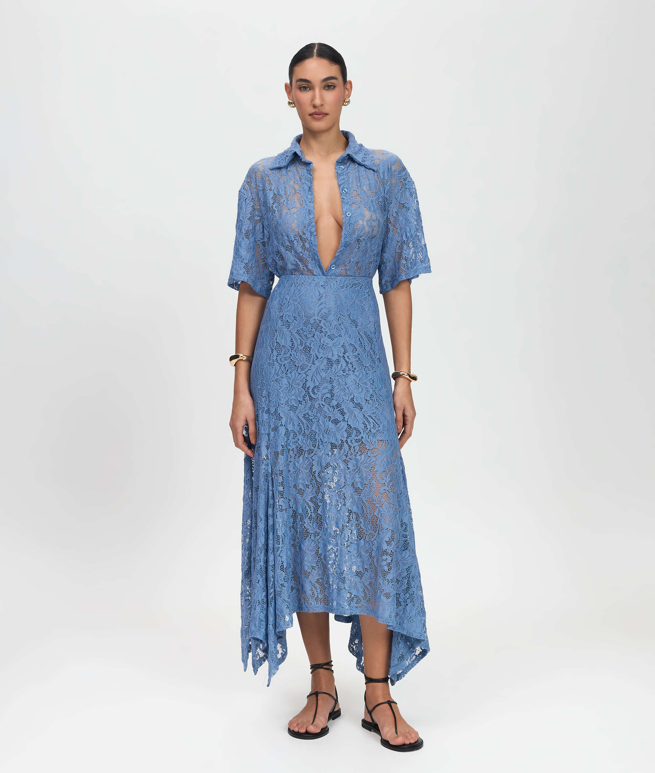 Leticia Dusty Blue Skirt