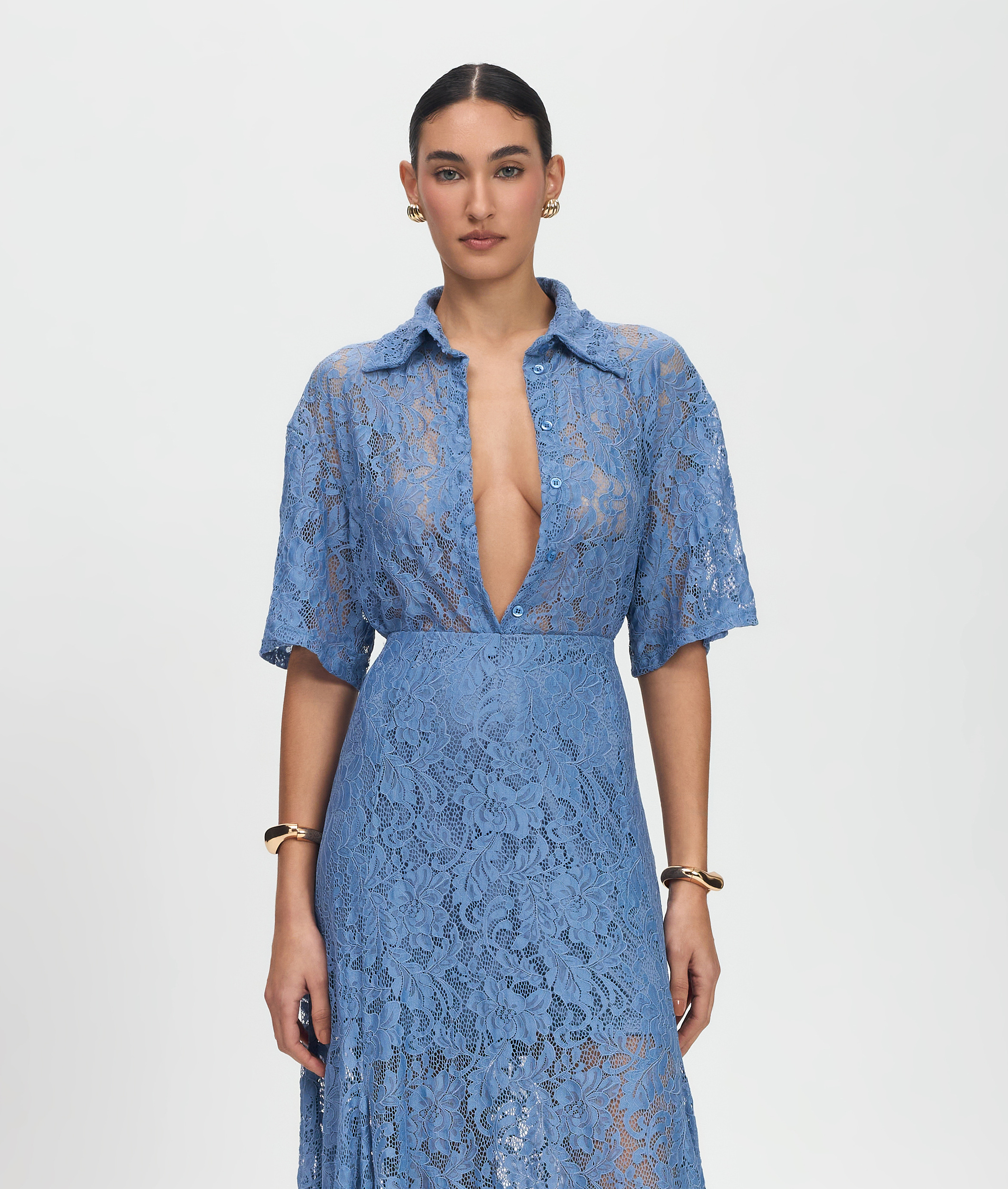 Leticia Dusty Blue Shirt