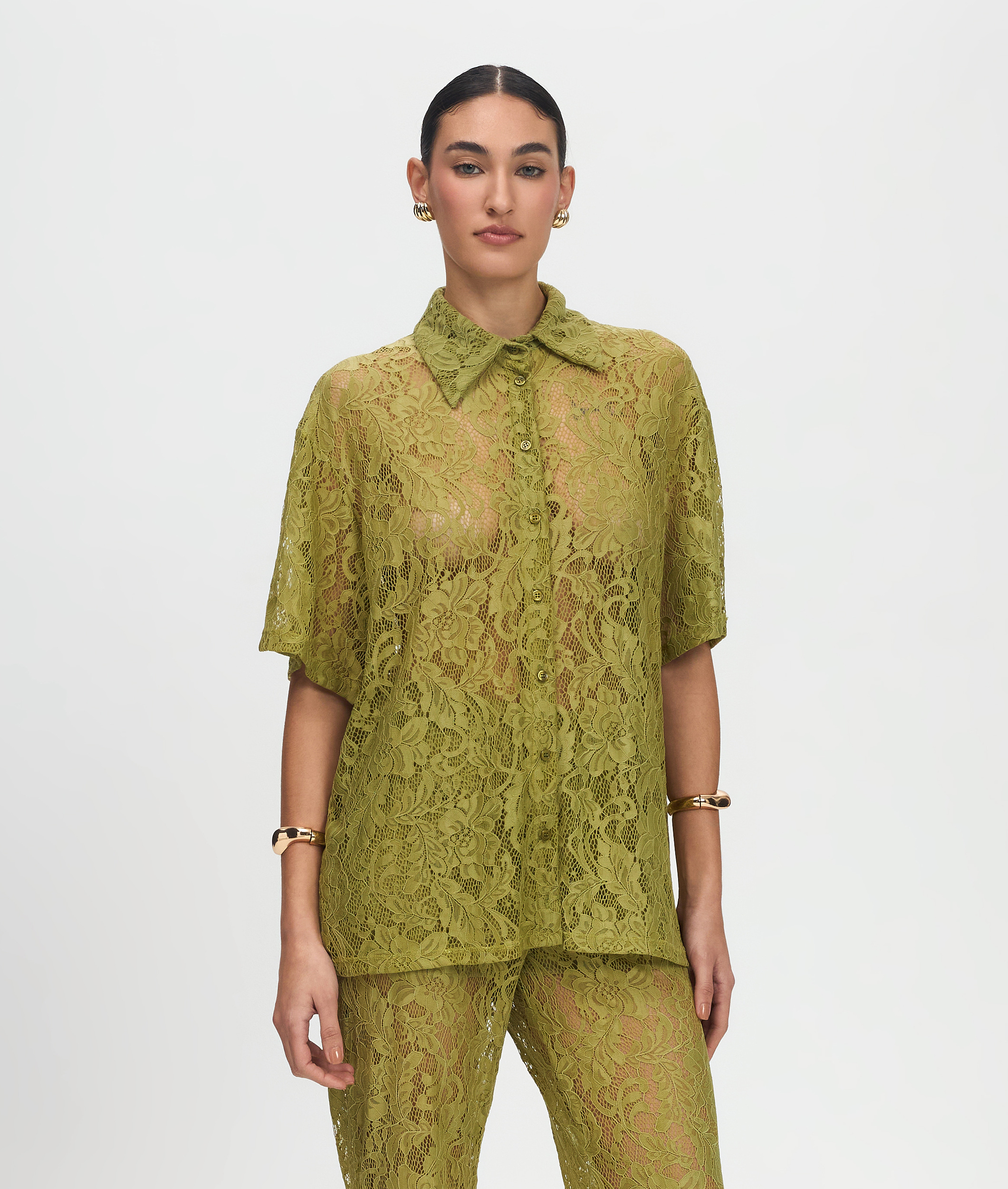 Leticia Olive Shirt