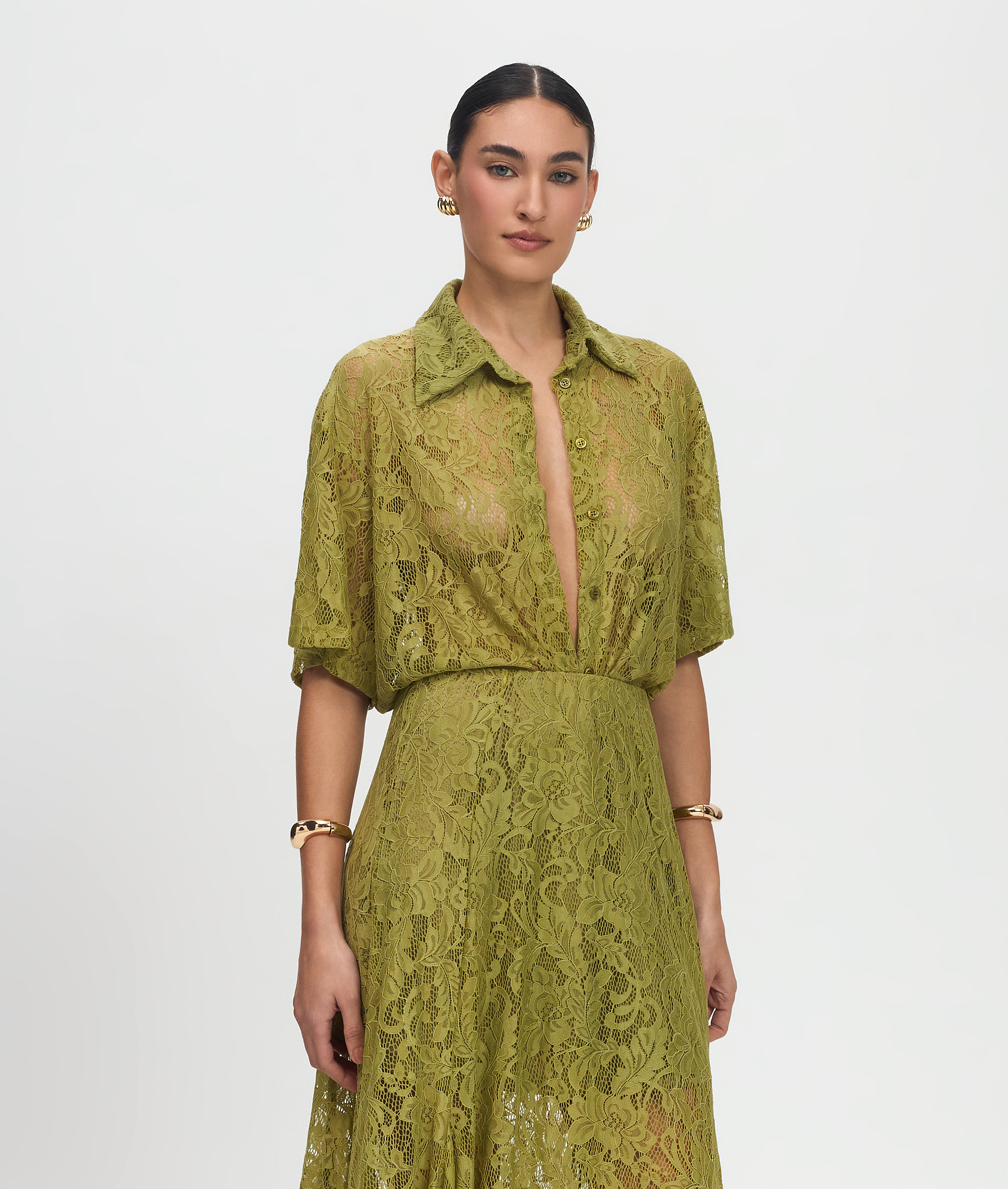 Leticia Olive Shirt