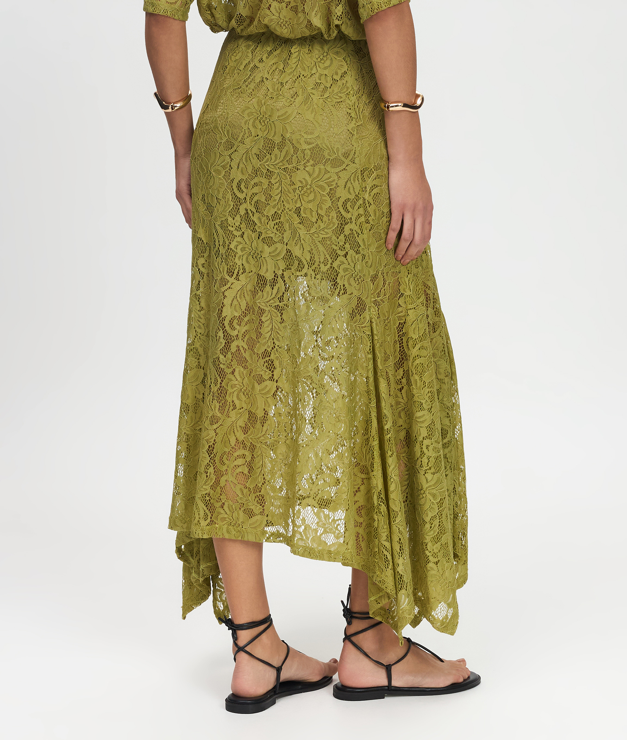 Leticia Olive Skirt