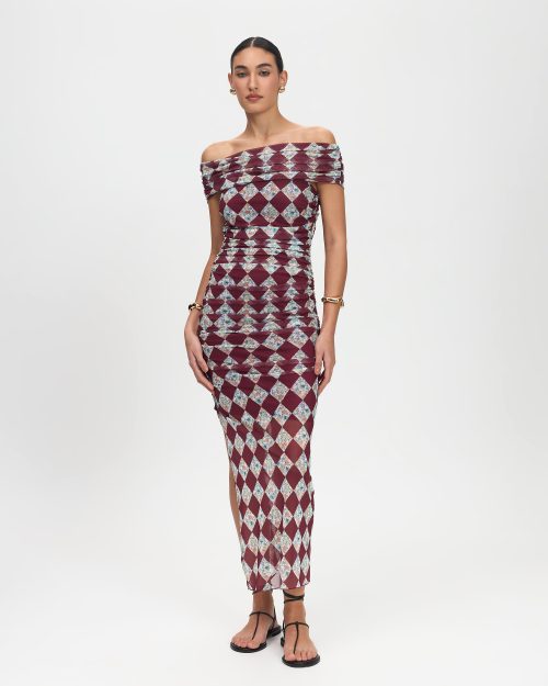 Victoria Coral Dress