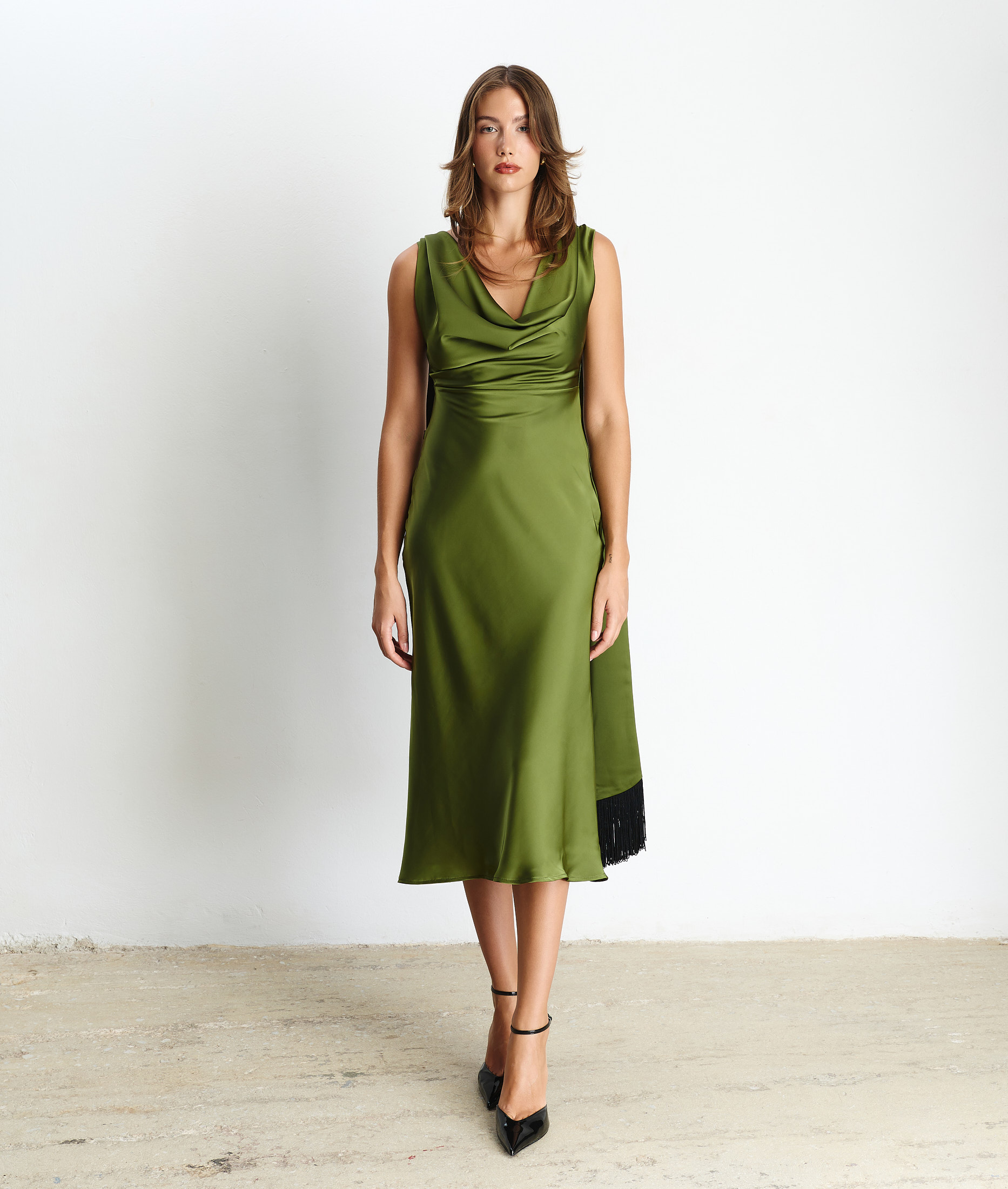 Catherine Avocado Dress
