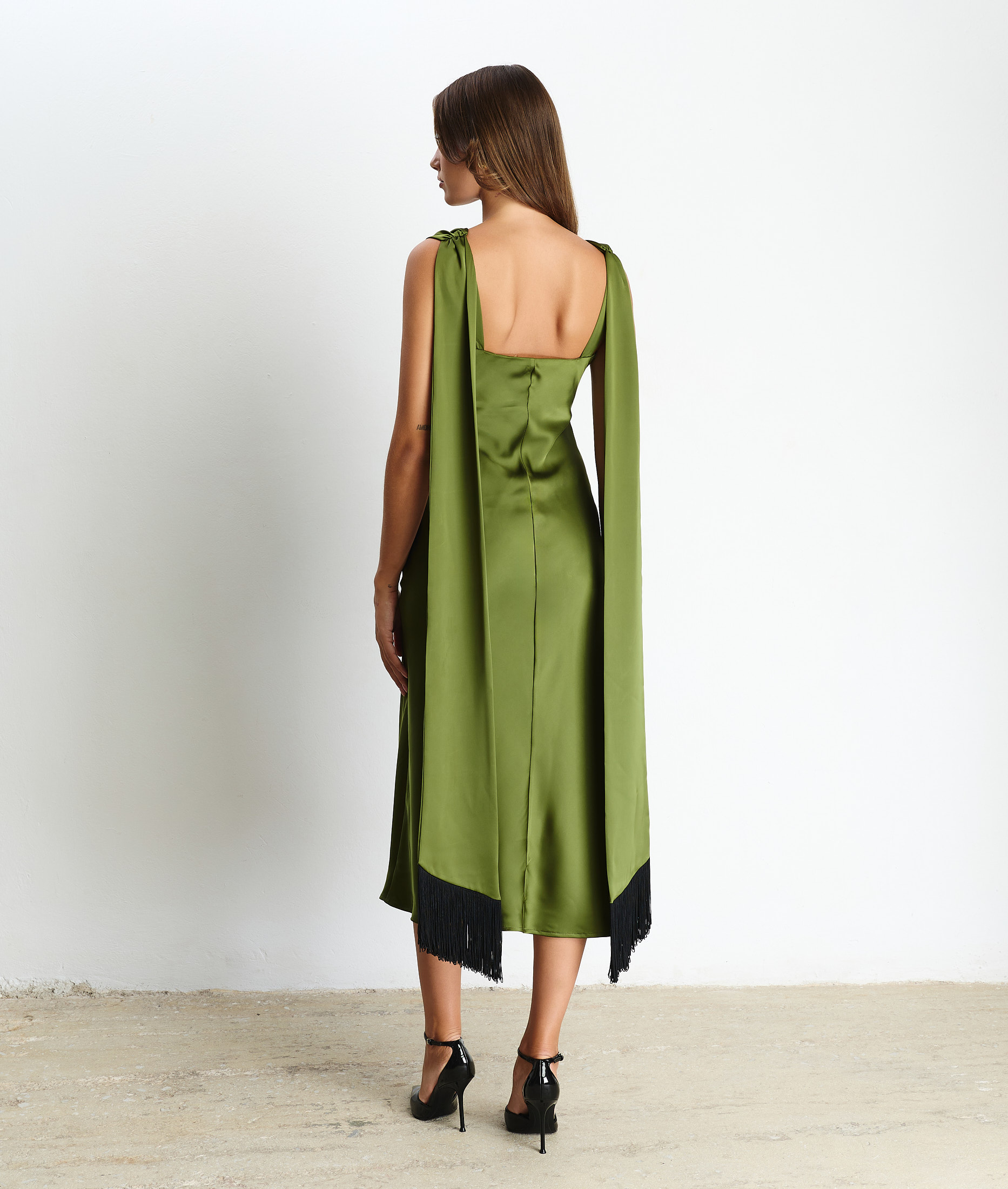 Catherine Avocado Dress