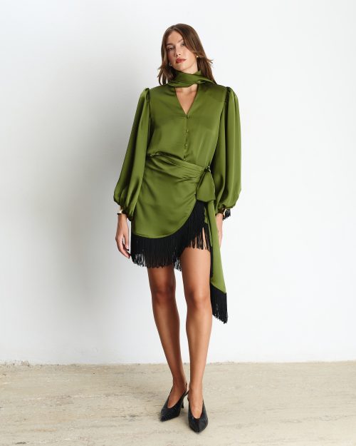 Renata Avocado Skirt