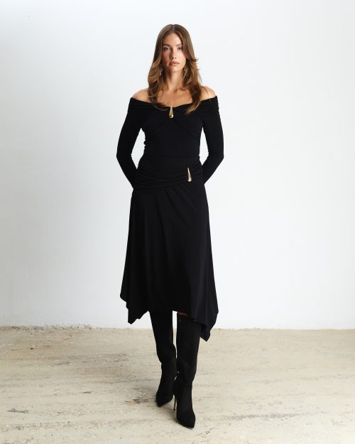 Nefeli Black Skirt