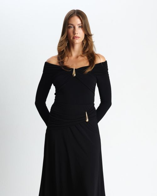Nefeli Black Bodysuit