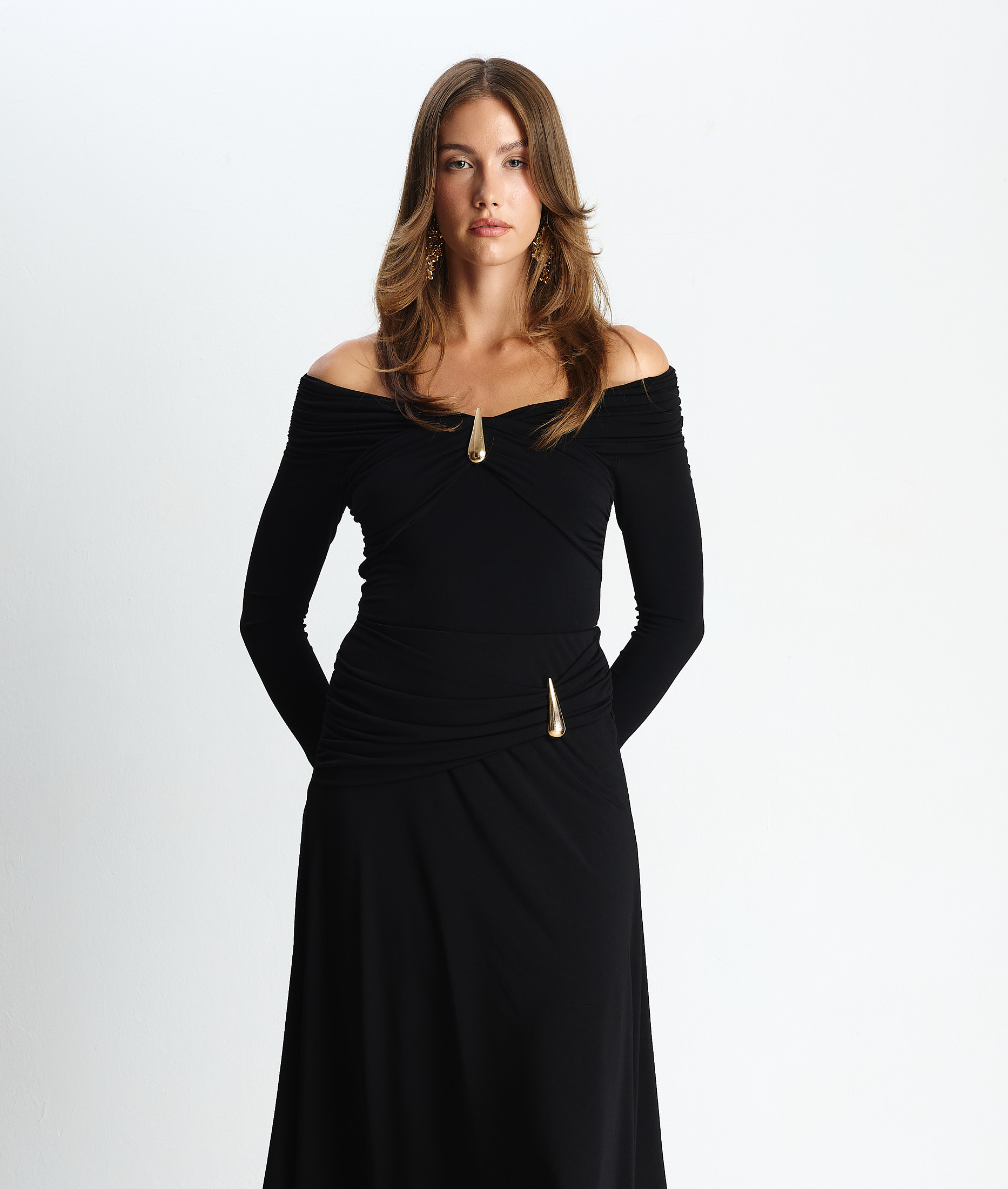 Nefeli Black Bodysuit