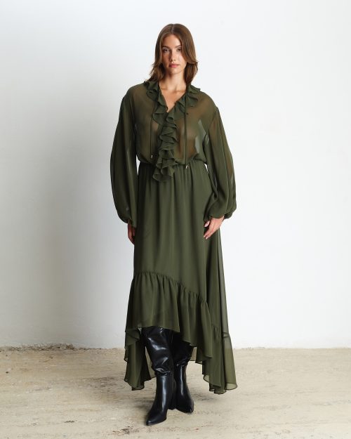 Effie Olive Skirt