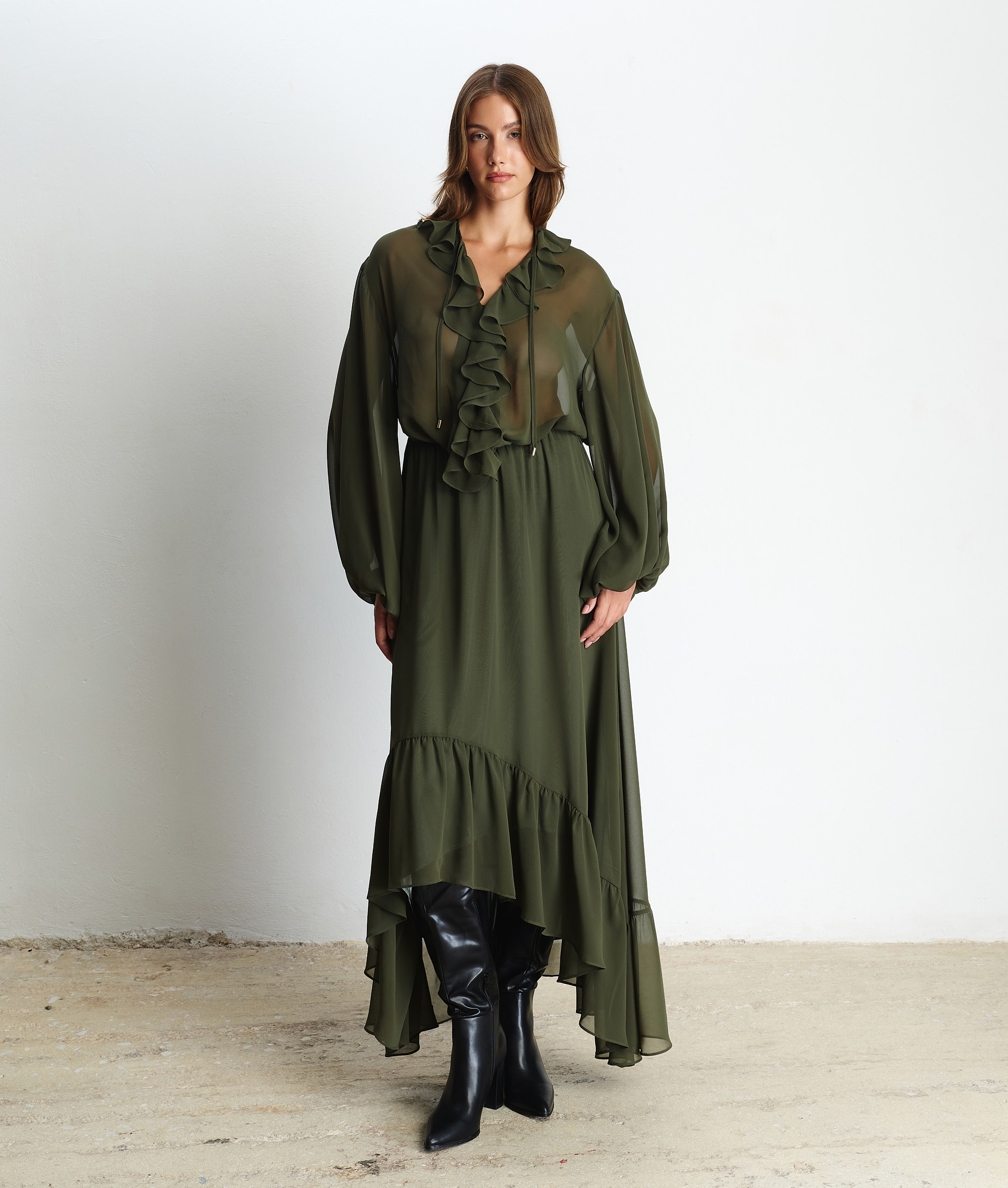 Effie Olive Skirt