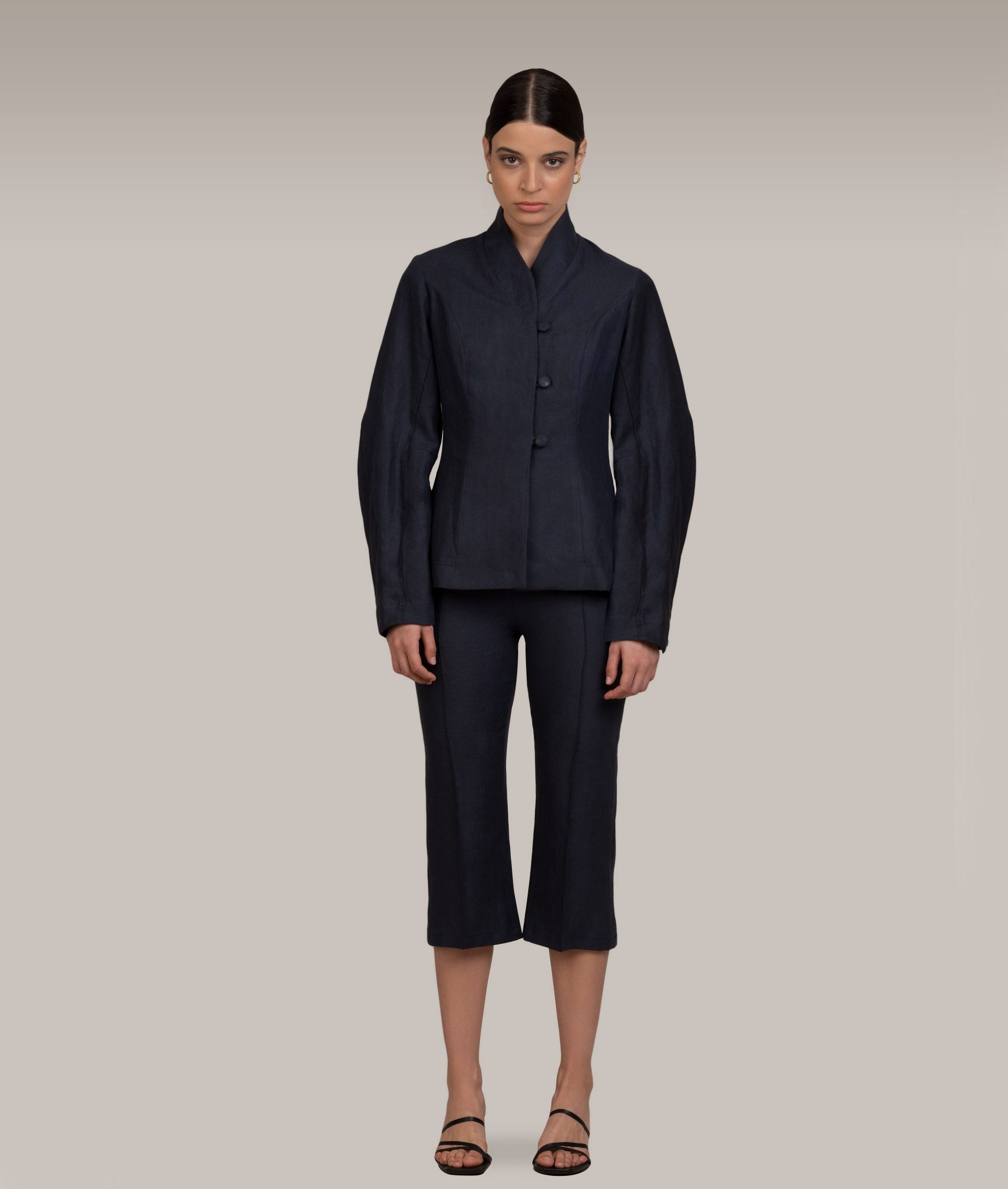 midnight blue trousers