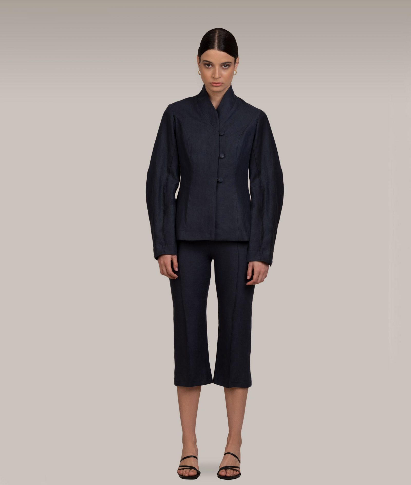 midnight blue trousers